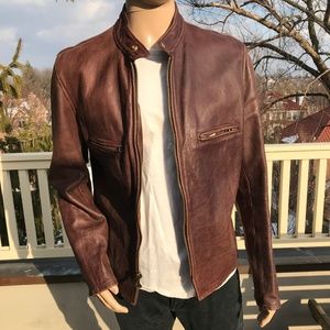 Schott NYC Leather Jacket XL